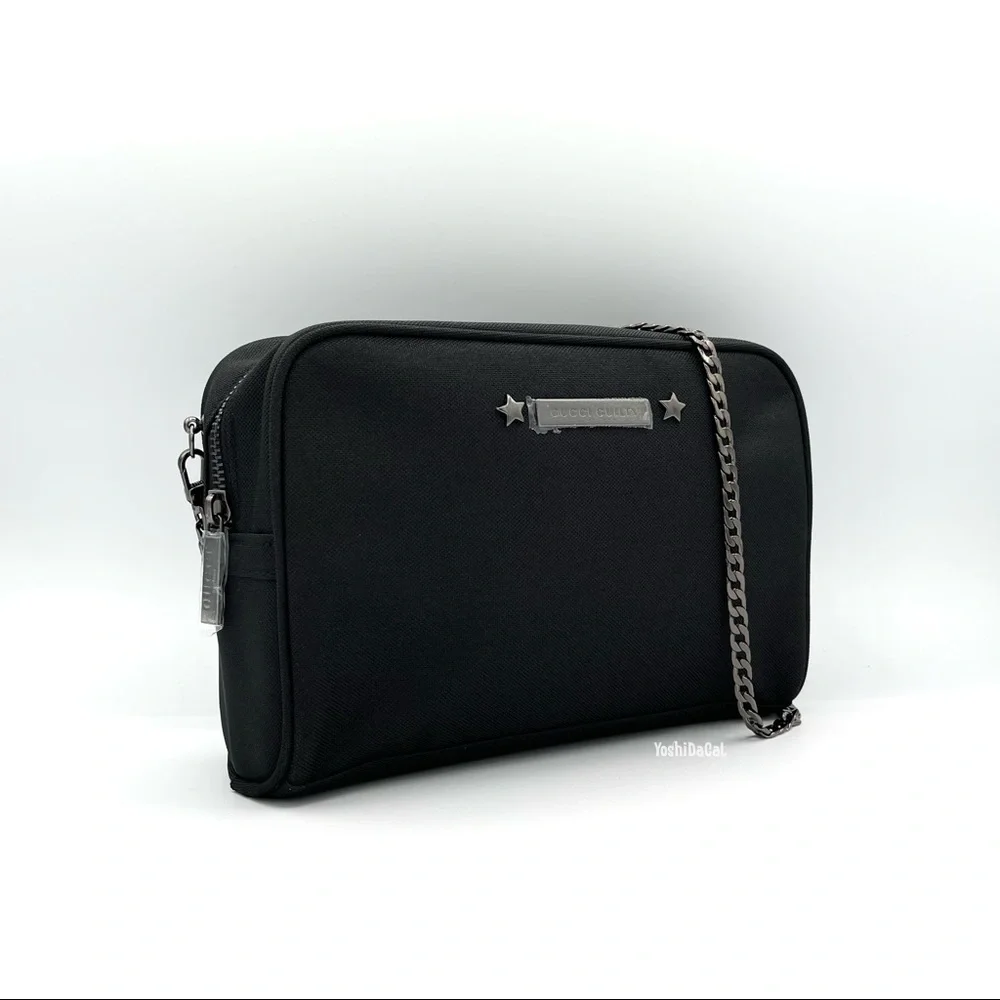 🆕 Gucci Guilty Beauty Cosmetic Case to Crossbody Bag Purse, Black, New Handbag - Picture 4 of 10